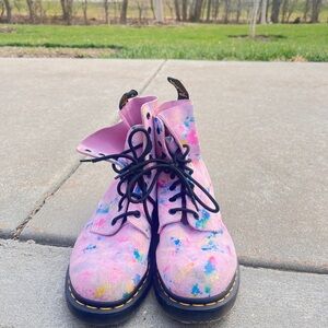 Dr. Martens Paint Splattered Boots!